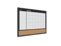 3-in-1 Monthly Black Wood Planner