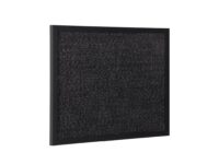 Black Fabric Wood Framed Bulletin Board