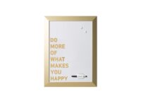 Gold Kamashi Dry Erase _Do more of what makes you happy_ Quote Board