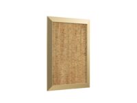 Gold Kamashi Natural Cork Bulletin Wood Framed Board