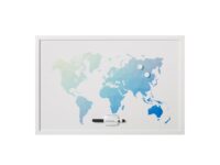 World Map Travel Dry Erase Boards