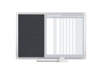 In/Out Magnetic Dry-Erase and Letter Board Combo